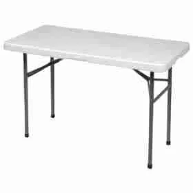 Table pliante 24" X 4' plastique